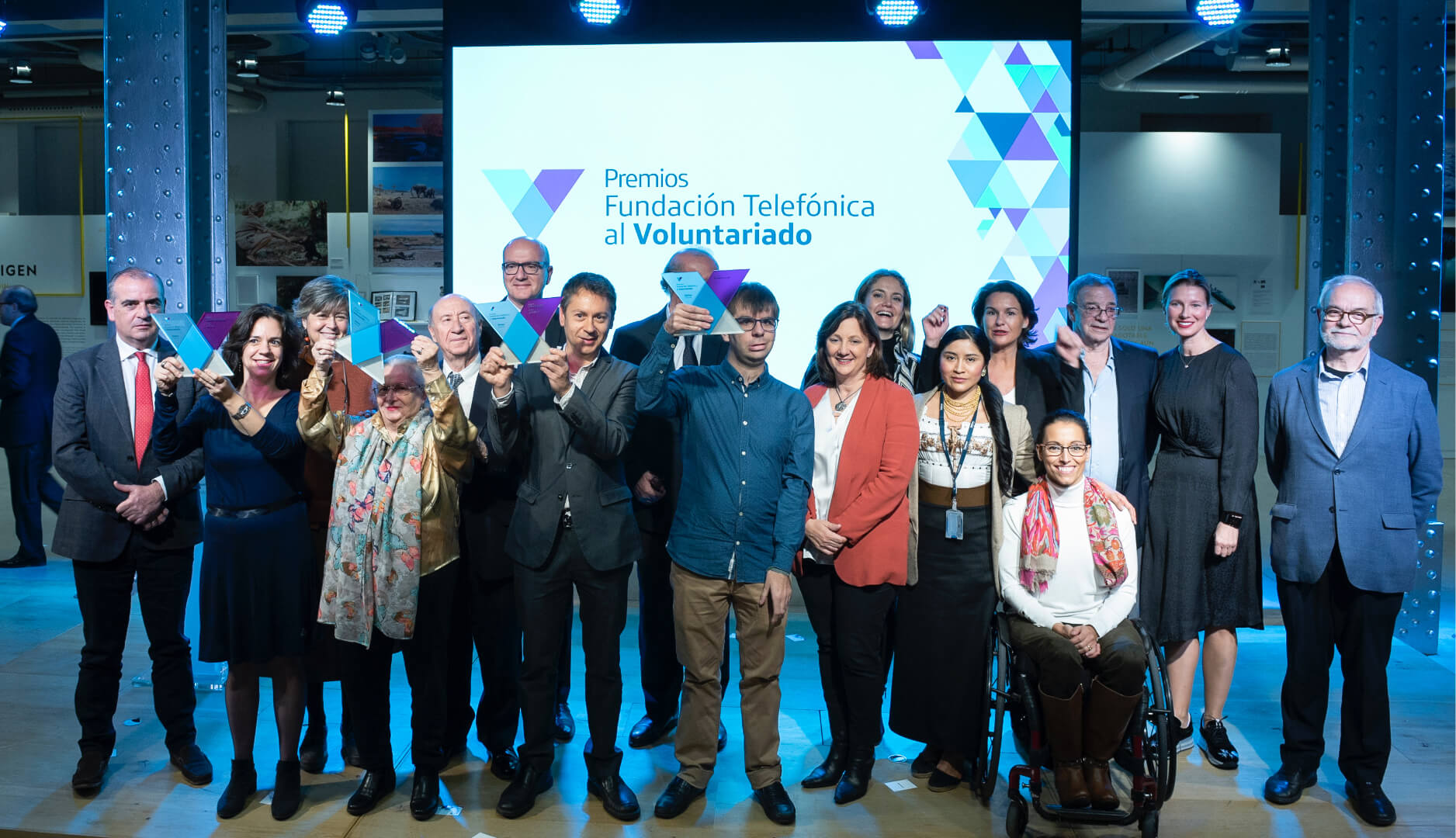 Ganadores de los Premios Fundación Telefónica al Voluntariado