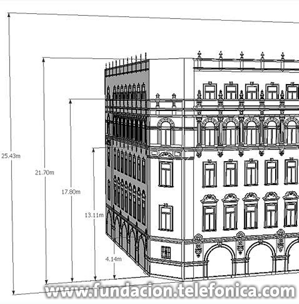 Boceto de "Identidad" del artista argentino Fabián Nonino, quién realizará una instalación interactiva en la fachada del edificio de la Compañía Peruana de Teléfonos