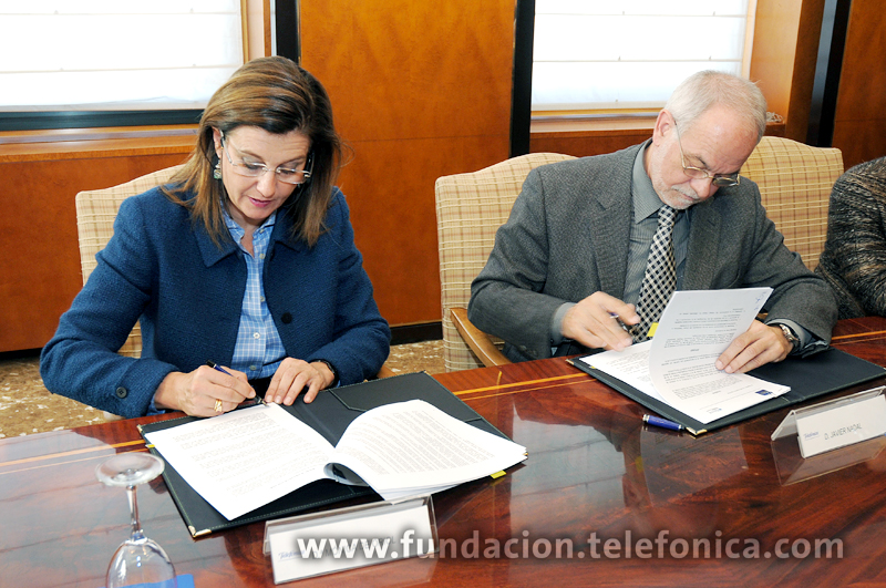 Javier Nadal, Vicepresidente Ejecutivo de Fundación Telefónica y Mónica Oriol, Presidenta de Secot