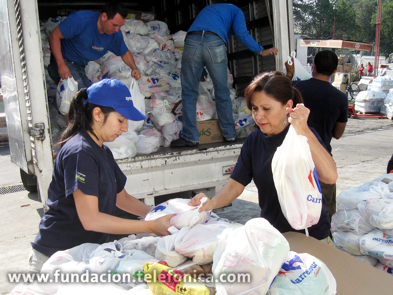 Los Voluntarios Telefónica de Latinoamérica prestan también su apoyo a Haití