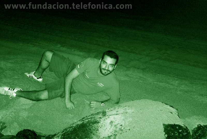 Uno de los 3 arribos de tortuga Laúd al Playón Palmarito en el 2010.