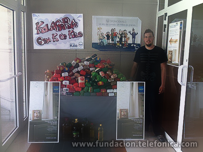 Bajo el lema "Alimentos para todos", y en colaboración con FESBAL (Federación Española de Bancos de Alimentos) los Voluntarios han movilizado a empleados de 38 edificios de Telefónica en España.