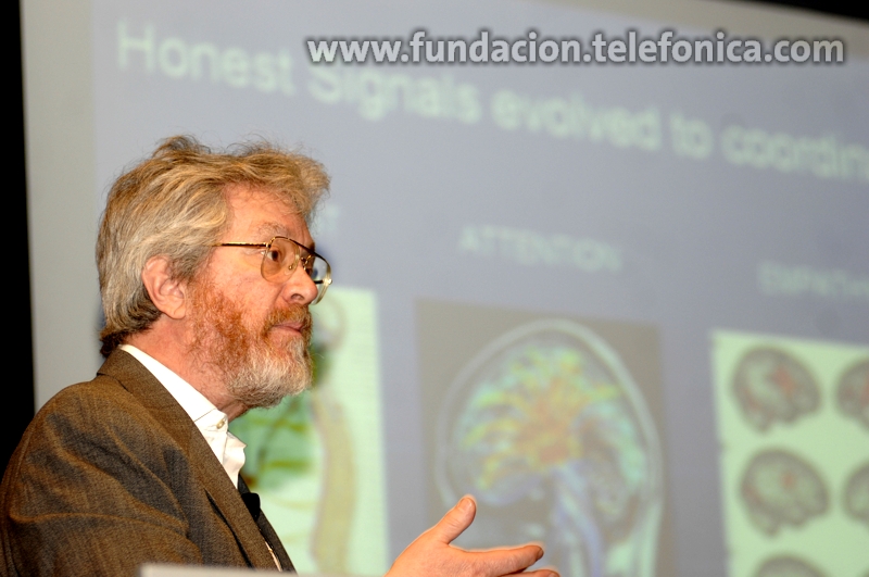El profesor Alex Pentland, en un momento de su intervención.