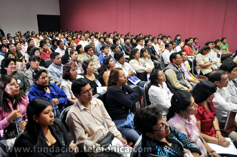 Docentes Ayacuchanos durante la IV Semana EducaRed "Las TIC como herramientas para el aprendizaje".