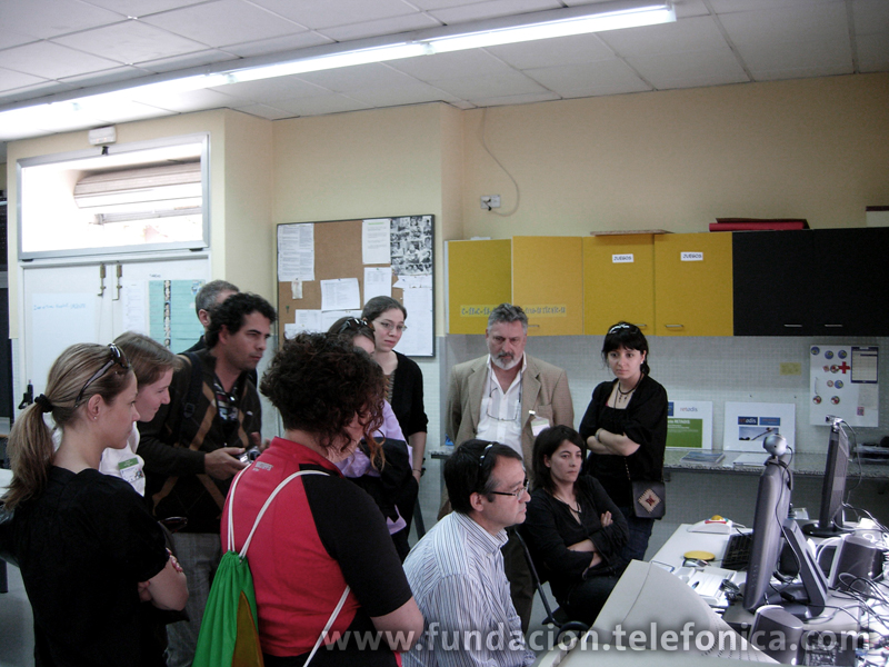 Un grupo de participantes en el Congreso visitan Retadis en Valencia.