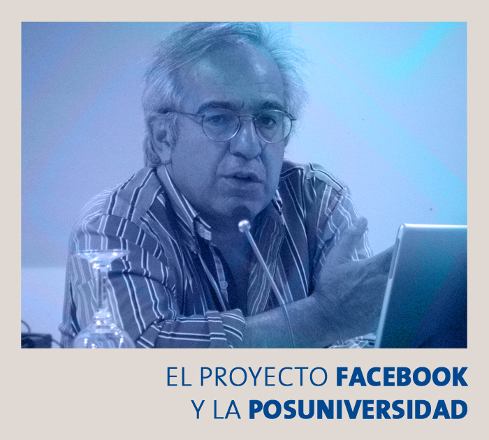 Alejandro Piscitelli. Filósofo y Profesor Titular del Taller de Procesamiento de Datos, Telemática e Informática, en la carrera de Ciencias de la Comunicación, de la Universidad de Buenos Aires.
