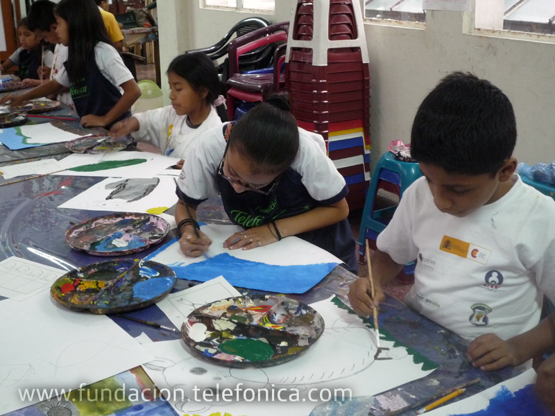 El desarrollo de talleres de arte es una acción más que realiza Proniño en el marco de la promoción de los derechos del niño: derecho a la educación, derecho a la libre expresión y derecho a la recreación.