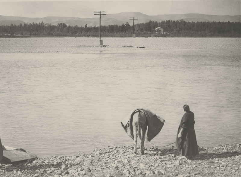 Gaspar, 1926. Línea Barcelona-Zaragoza. Fraga, Huesca.