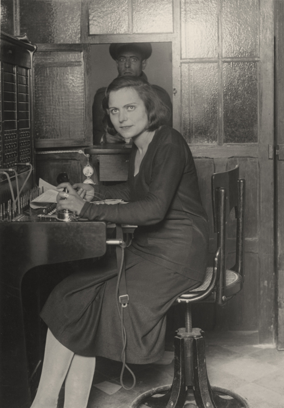 Claret, 1925. Telefonista en Jaca, Huesca.