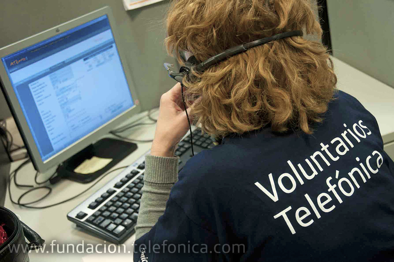 Cerca de 230 Voluntarios Telefónica participaron como teleoperadores solidarios en la Gala Inocente Inocente.