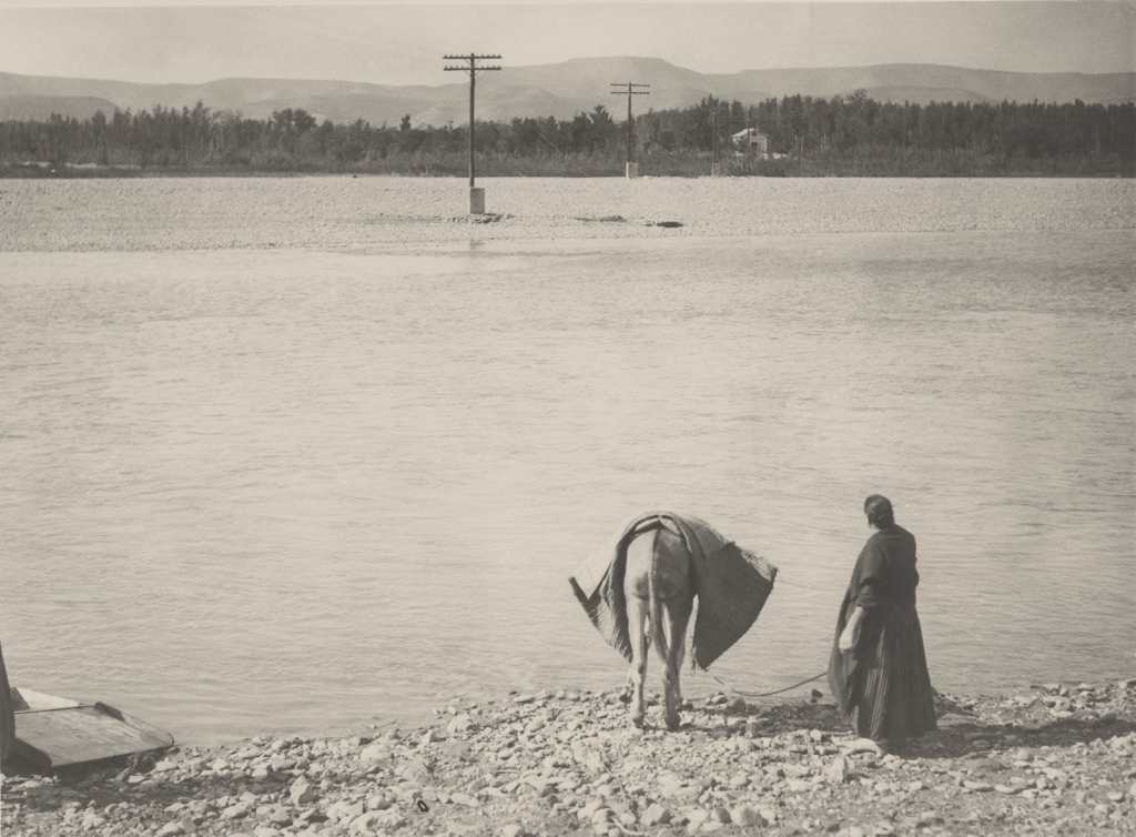 Gaspar, 1926. Línea Barcelona-Zaragoza. Fraga, Huesca