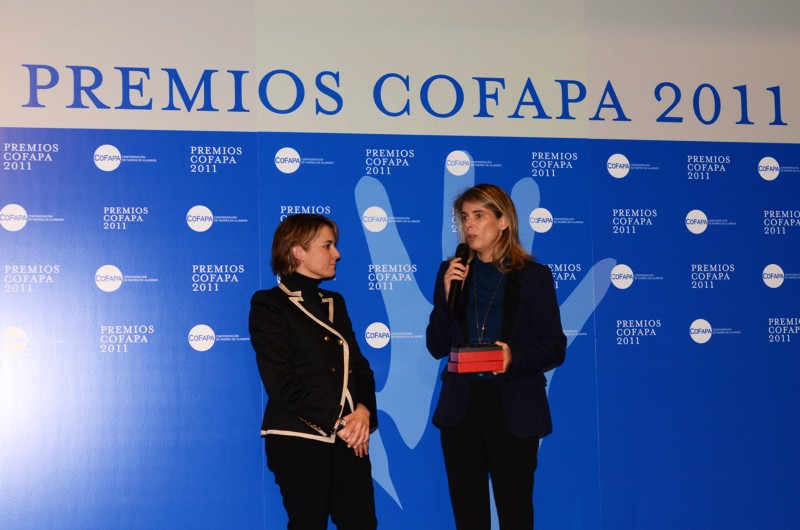 Marián Juste recogió el premio concedido por COFAPA