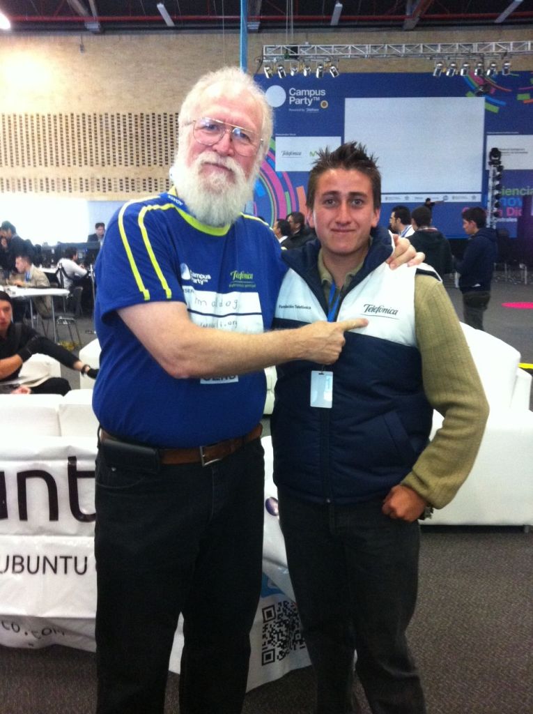 Andrés Bonilla con Jon