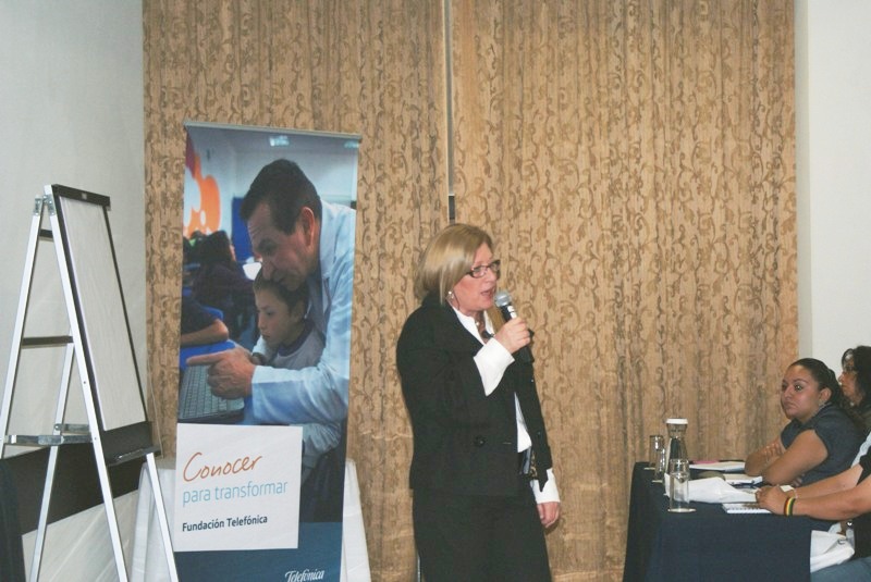 Giovanna Bruni, directora de Fundación Telefónica México, durante su intervención.