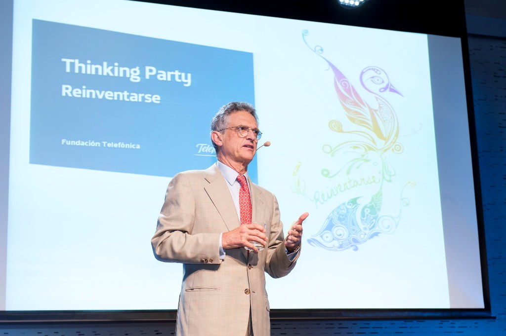 Luis Rojas Marcos durante su intervención en Thinking Party.