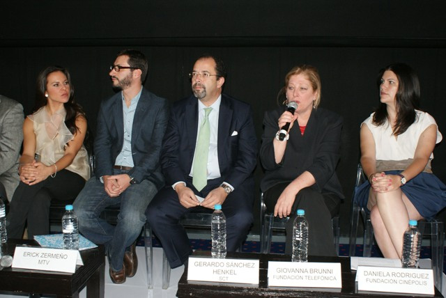 Giovanna Bruni, directora de Fundación Telefónica México, durante su intervención en la presentación de la campaña.