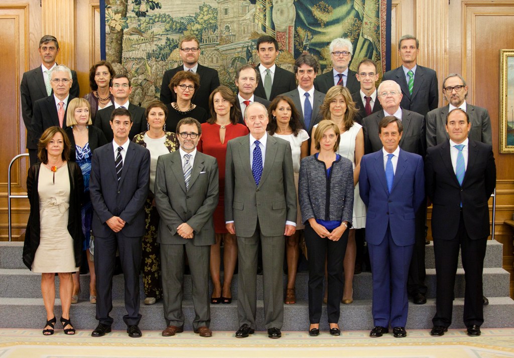 S.M. el Rey Don Juan Carlos recibió a la junta directiva de PHotoEspaña, de la que forma parte Fundación Telefónica.