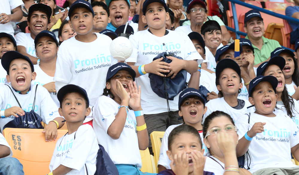 Fundación Telefónica continúa con su labor de contribuir con el crecimiento, educación y entretenimiento de los niños beneficiados a través de su programa Proniño.