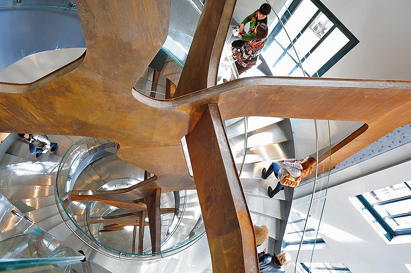 Resultado de imagen de edificio telefonica interior