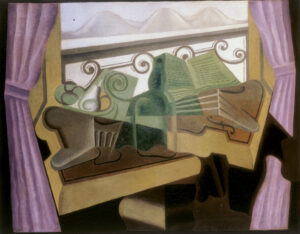 Juan Gris. La fenêtre aux collines, 1923