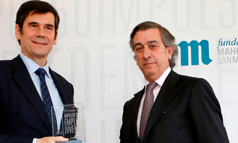 Fundación Telefónica recibe el Premio al Impulso Juvenil en la categoría de tercer sector de la Fundación Mahou San Miguel
