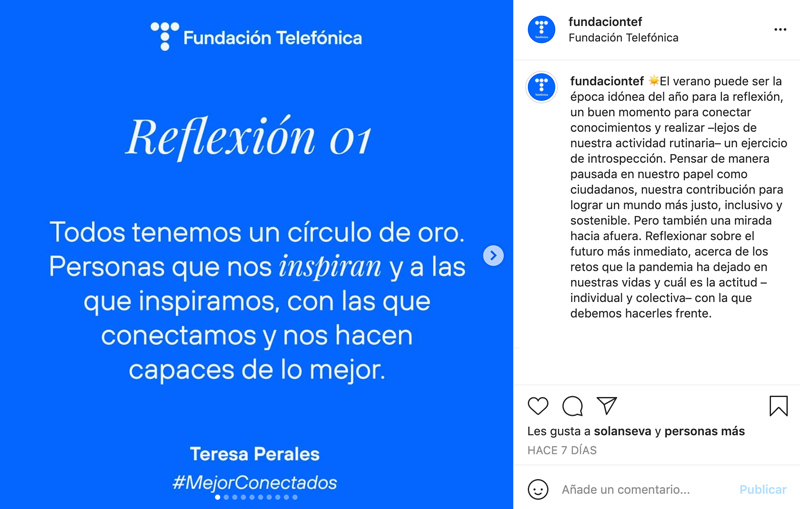 Reflexiones Instagram