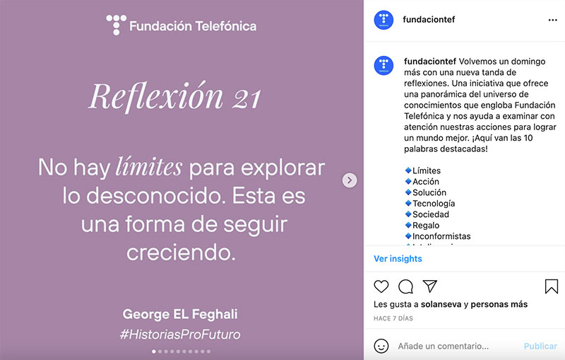 Reflexiones Instagram