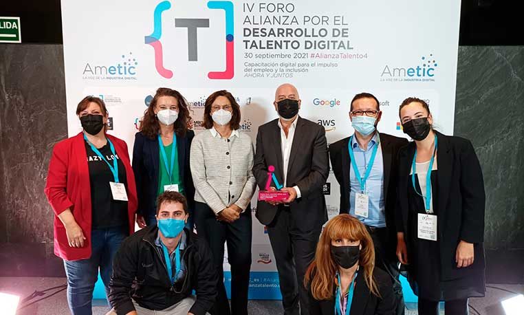 Lanzaderas Conecta Empleo, premiado en los 'Digital Skills Awards Spain 2021'
