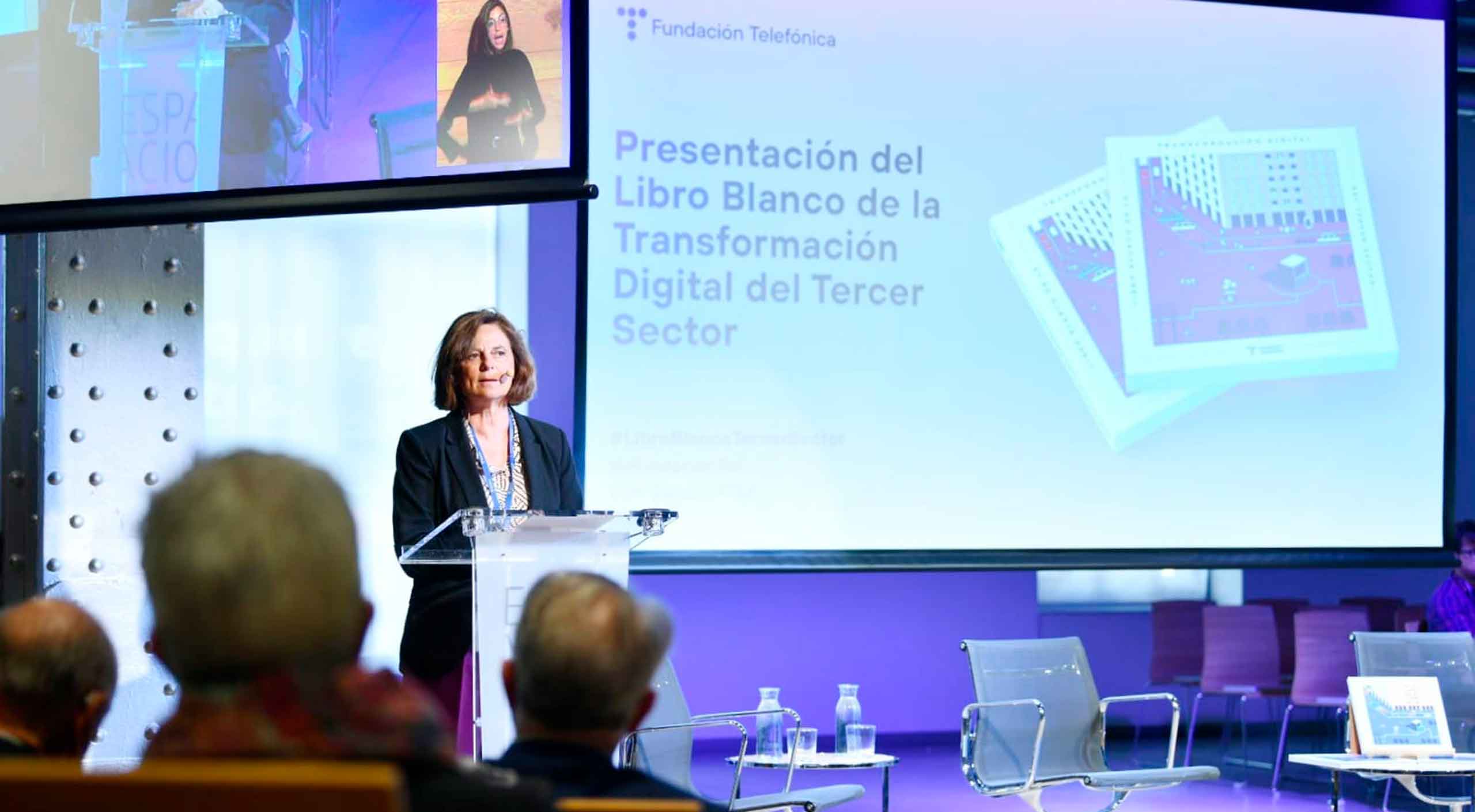 Carmen Morenés, en la presentación del Libro Blanco de la Transformación Digital del Tercer Sector