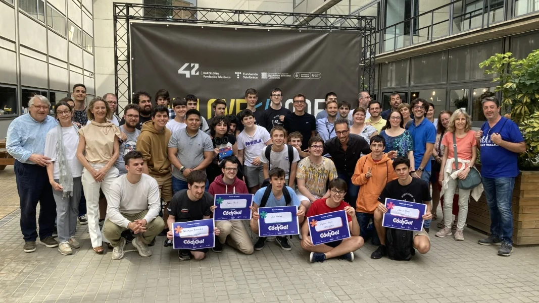 El campus 42 Barcelona Fundación Telefónica acoge La Copa Cód¡Go!, el torneo de programación auspiciado por la Fundación Princesa de Girona