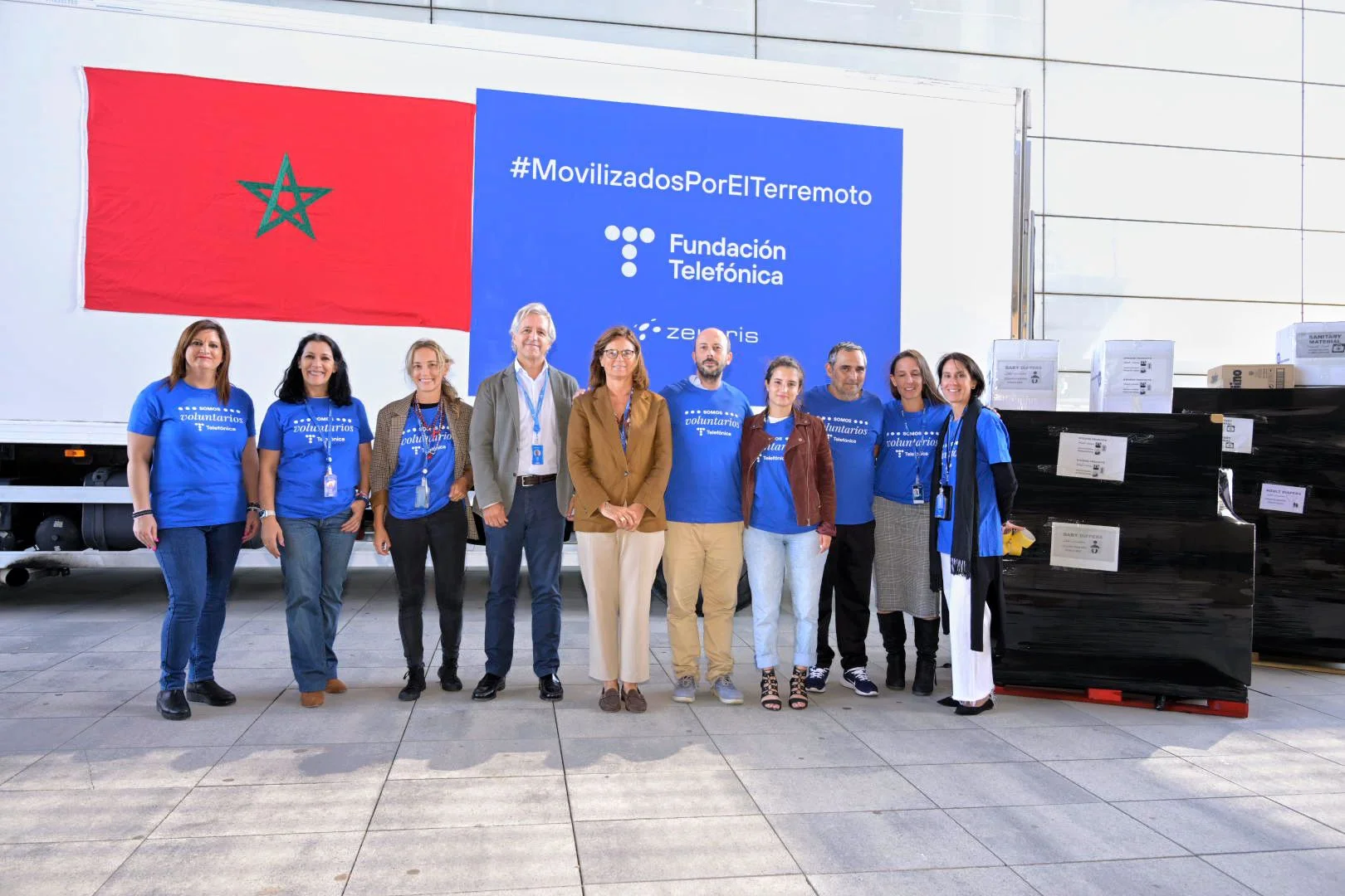 Telefónica y su Fundación se movilizan para ayudar a Marruecos