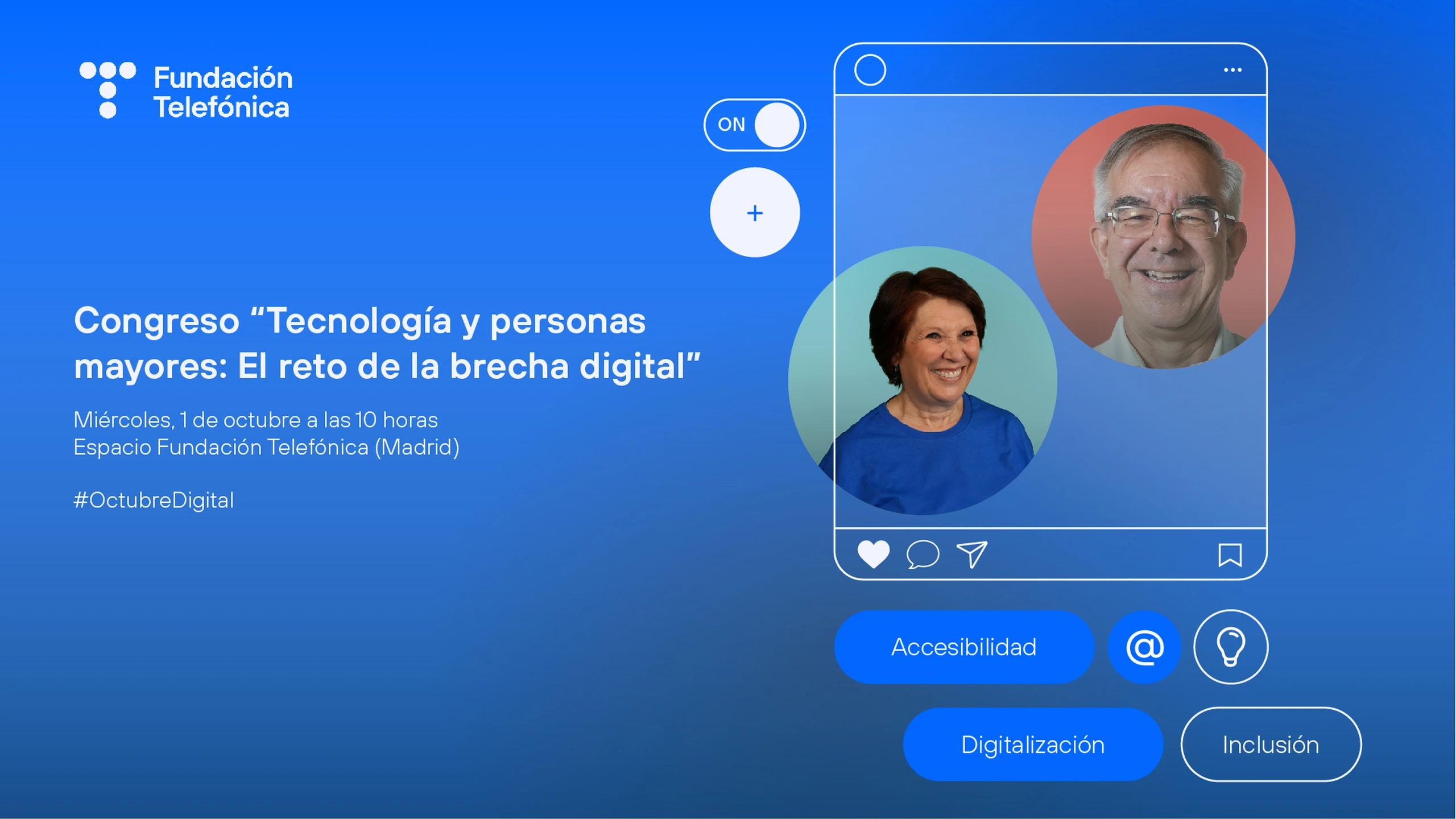 Imagen del congreo Tecnología y personas mayores: el reto de la brecha digital