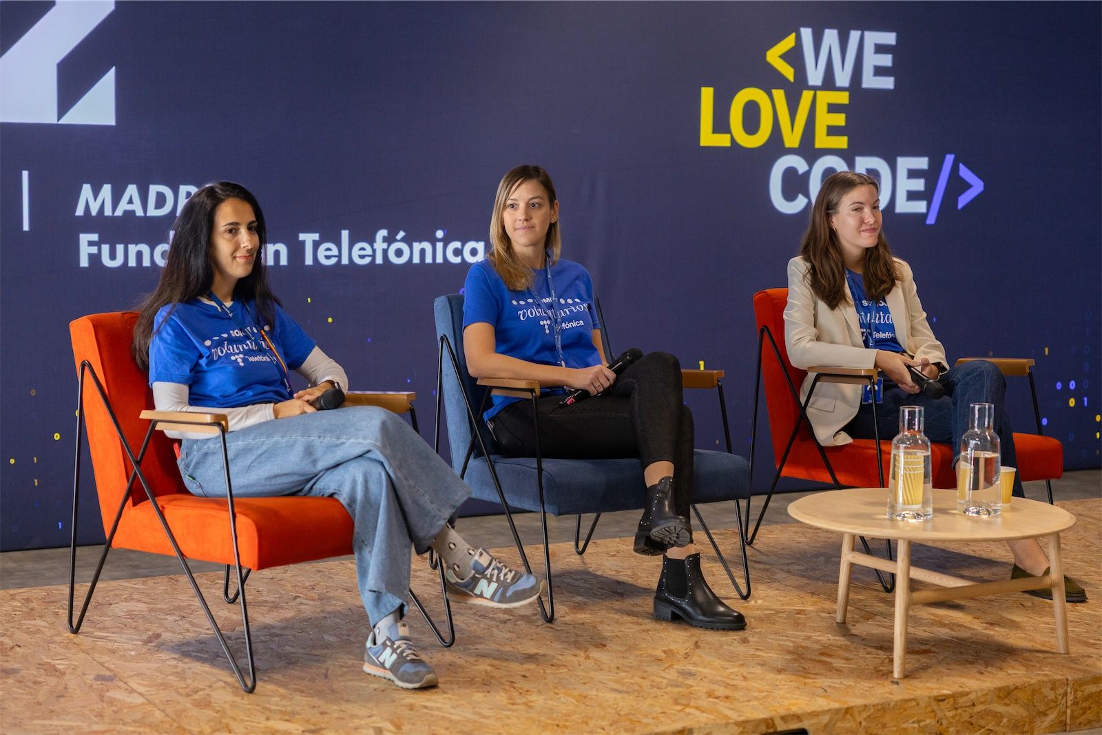 Un momento de las sesiones de Ellas hablan código del pasado 14 de octubre