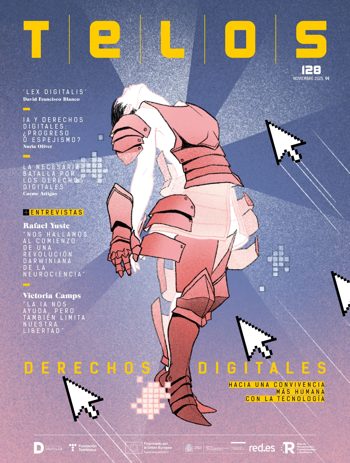 Captura de portada de la revista Telos 128