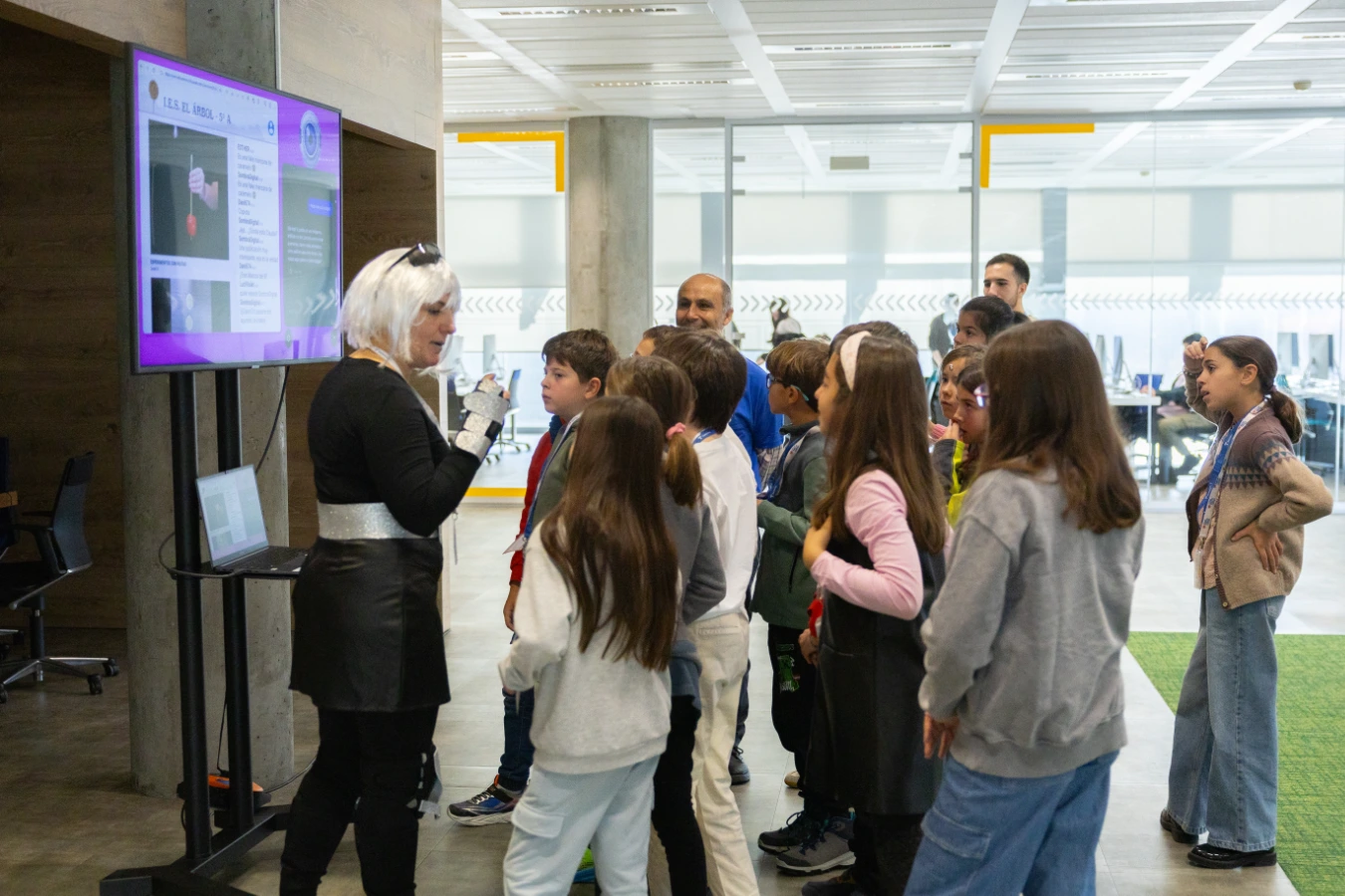Un momento de la jornada de Ellas Hablan Código del 22 de noviembre