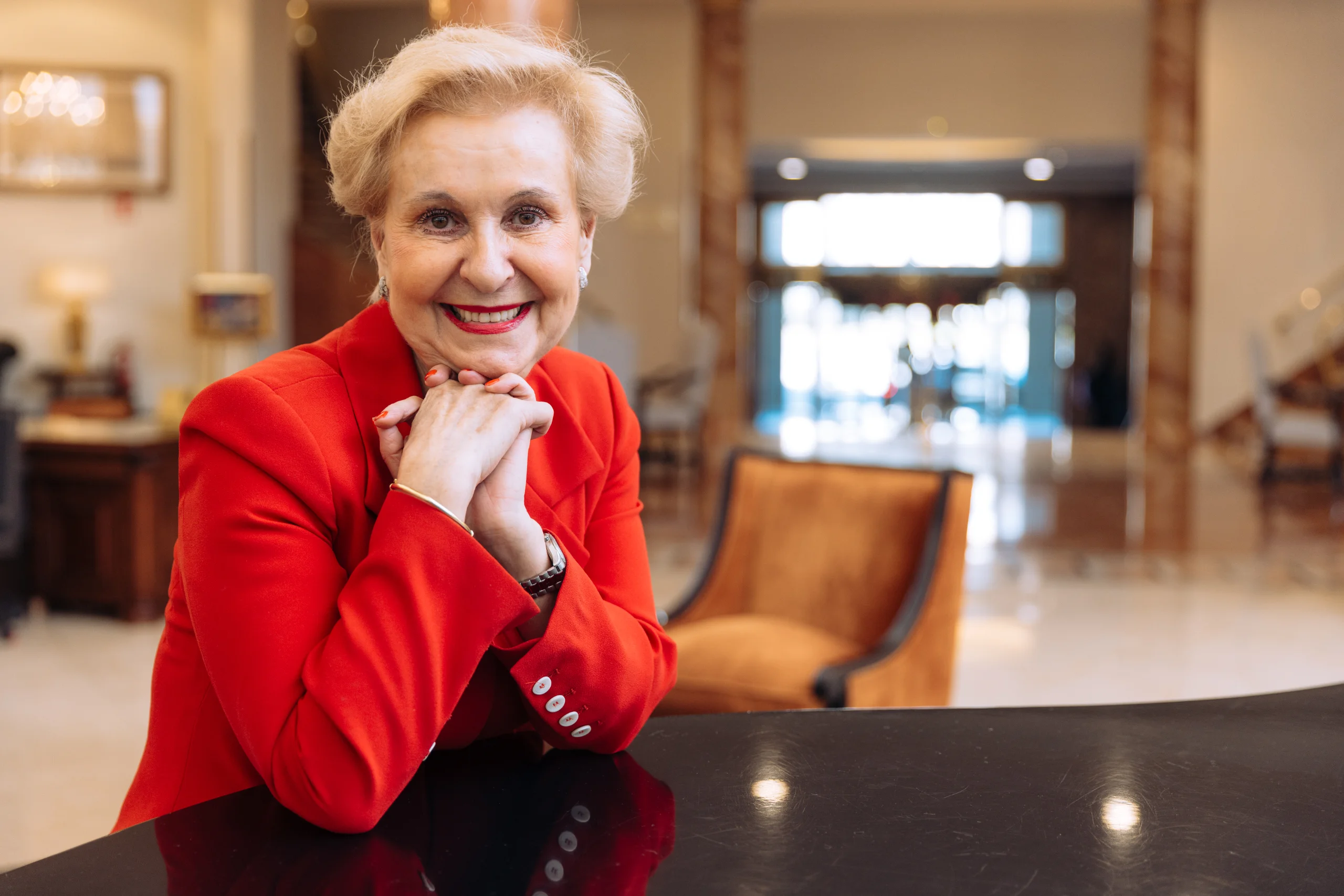 Retrato de Carmen Quintanilla, presidenta de AFAMMER