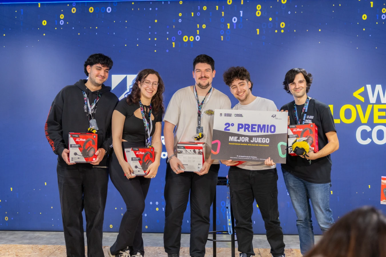 La mitad de los equipos ganadores de la HackJam de Madrid in Game contaba con estudiantes de 42 Madrid La mitad de los equipos ganadores de la HackJam de Madrid in Game contaba con estudiantes de 42 Madrid