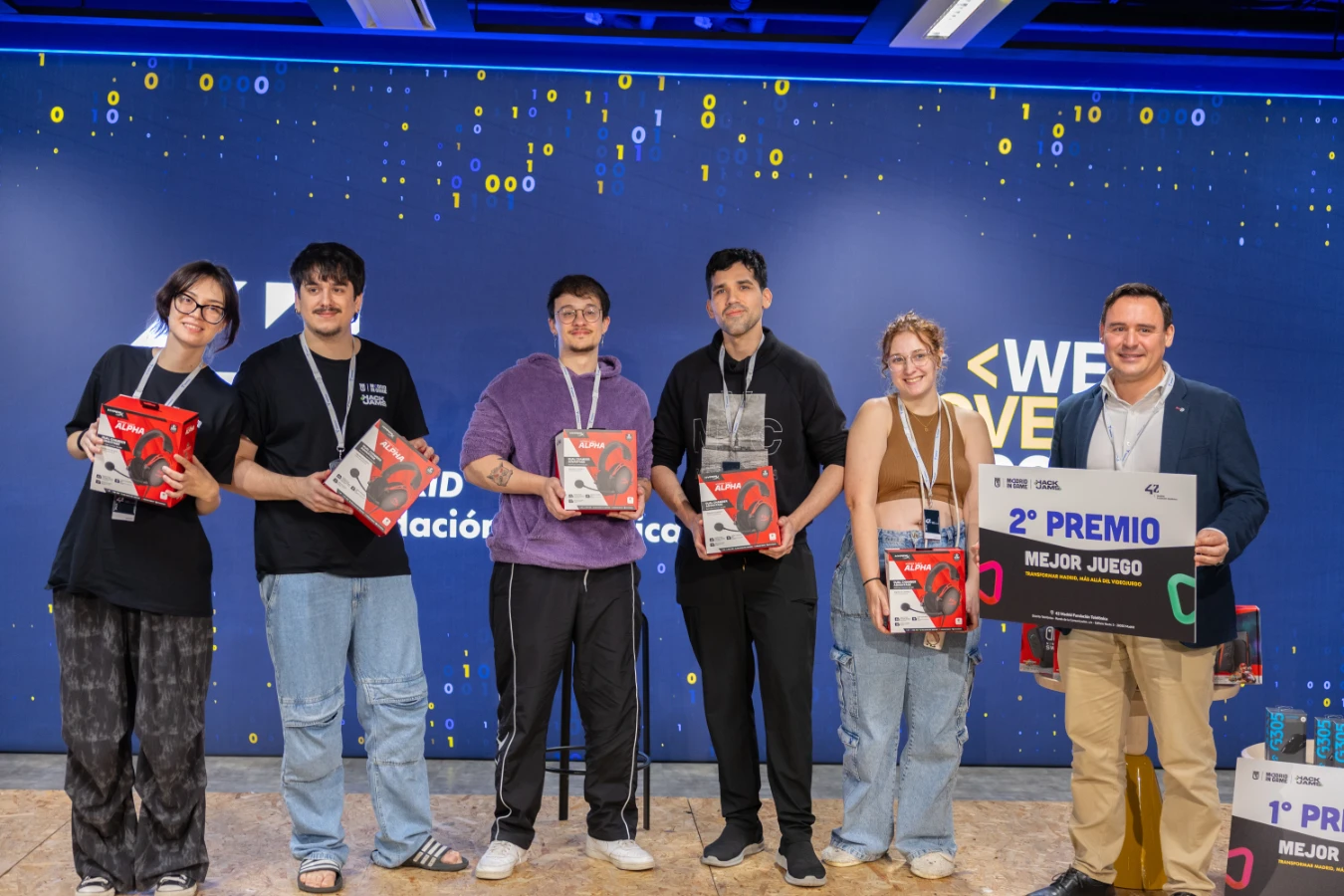 La mitad de los equipos ganadores de la HackJam de Madrid in Game contaba con estudiantes de 42 Madrid La mitad de los equipos ganadores de la HackJam de Madrid in Game contaba con estudiantes de 42 Madrid