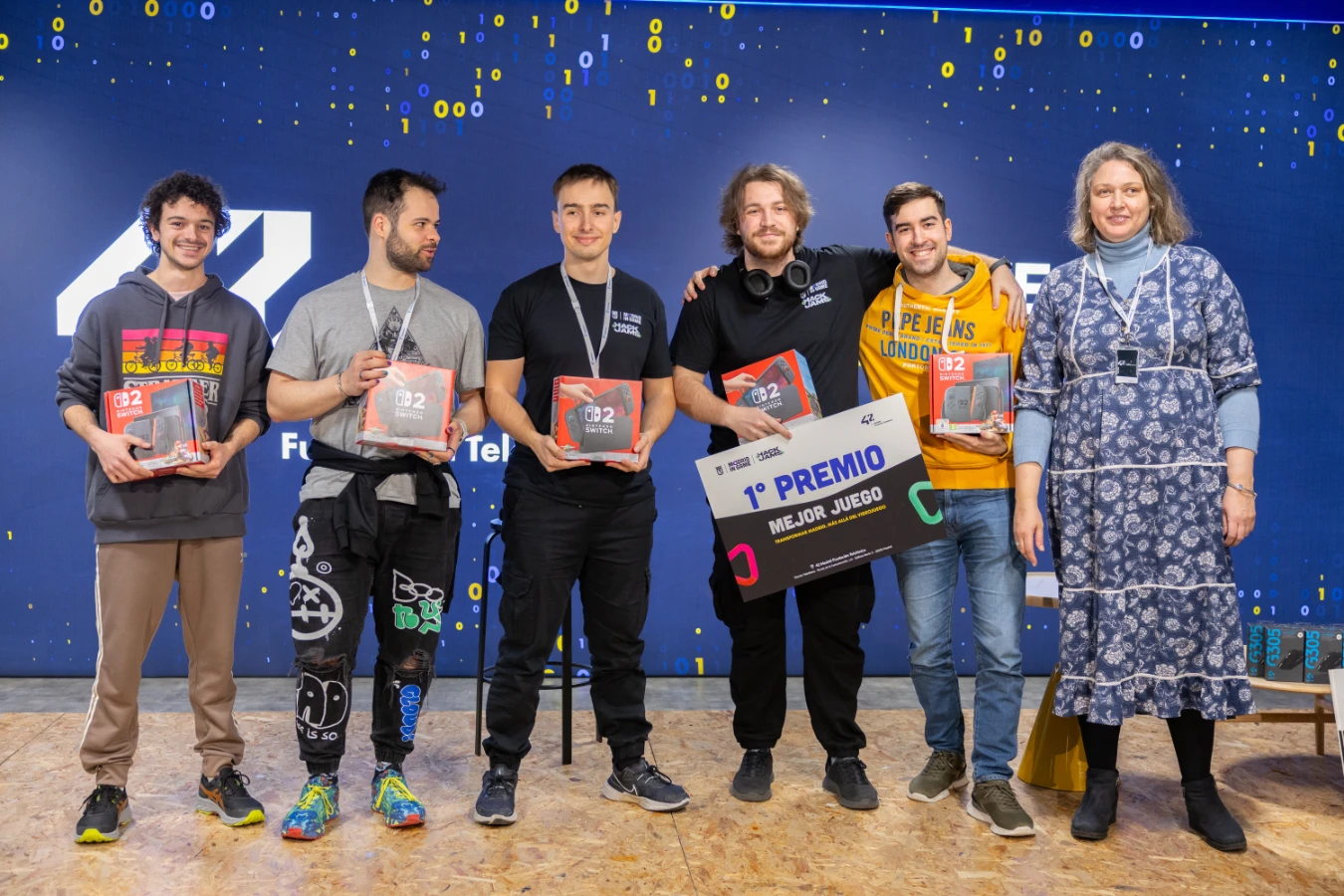 La mitad de los equipos ganadores de la HackJam de Madrid in Game contaba con estudiantes de 42 Madrid La mitad de los equipos ganadores de la HackJam de Madrid in Game contaba con estudiantes de 42 Madrid