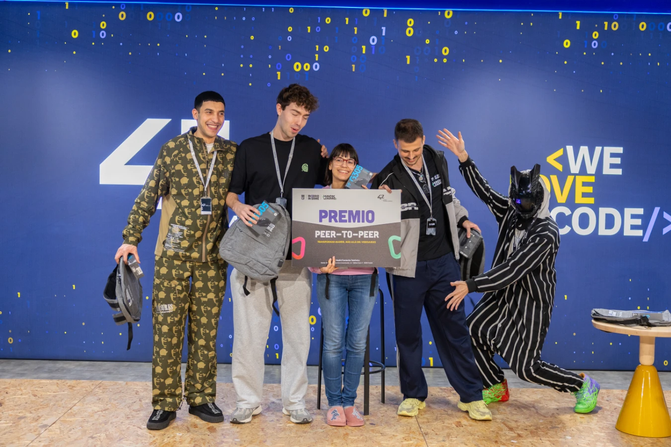 La mitad de los equipos ganadores de la HackJam de Madrid in Game contaba con estudiantes de 42 Madrid La mitad de los equipos ganadores de la HackJam de Madrid in Game contaba con estudiantes de 42 Madrid