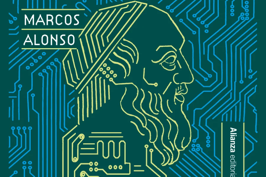 Recorte de la portada de ‘Platón contra las máquinas’, de Marcos Alonso