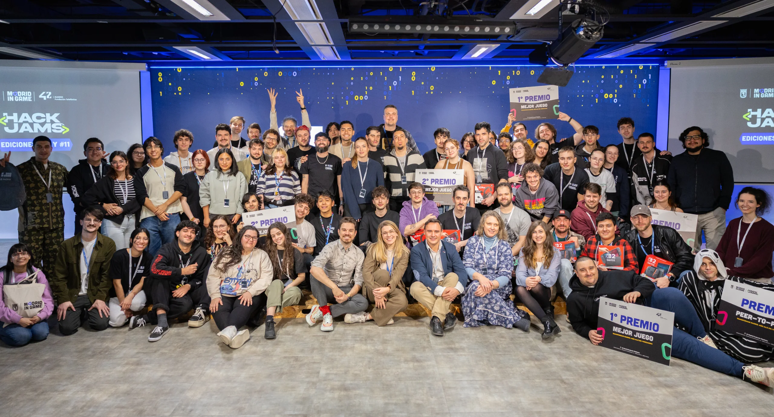 La mitad de los equipos ganadores de la HackJam de Madrid in Game contaba con estudiantes de 42 Madrid La mitad de los equipos ganadores de la HackJam de Madrid in Game contaba con estudiantes de 42 Madrid