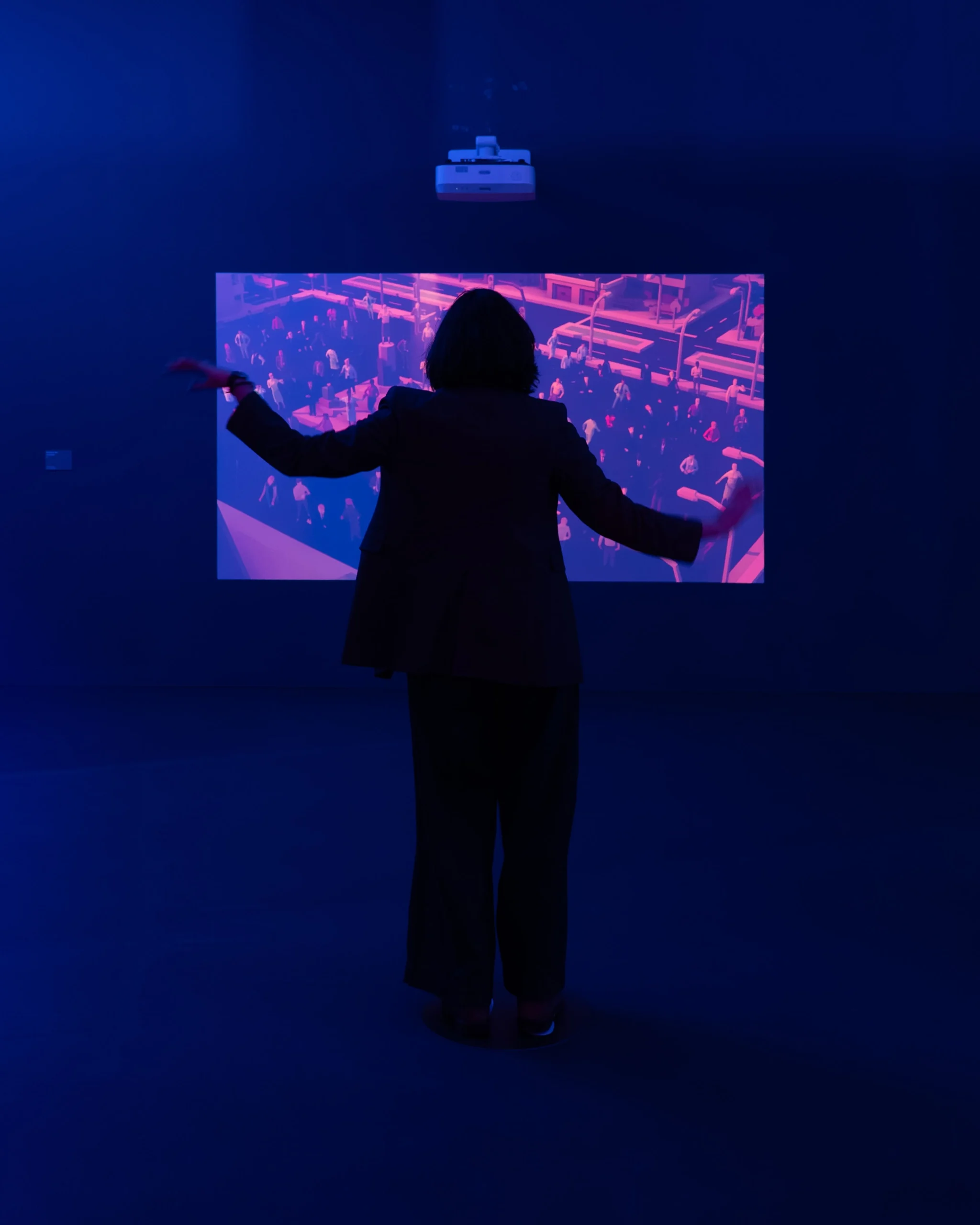 Imagen de sala de la itinerancia 'Mundo expandido. Entre lo físico y lo virtual'