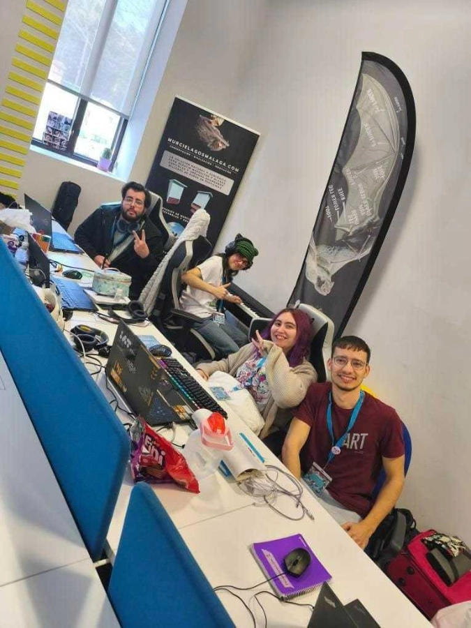 Algunos momentos de la Global Game Jam del 1 de febrero