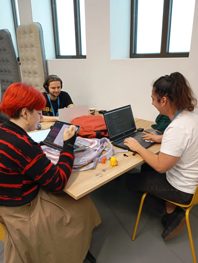 Algunos momentos de la Global Game Jam del 1 de febrero