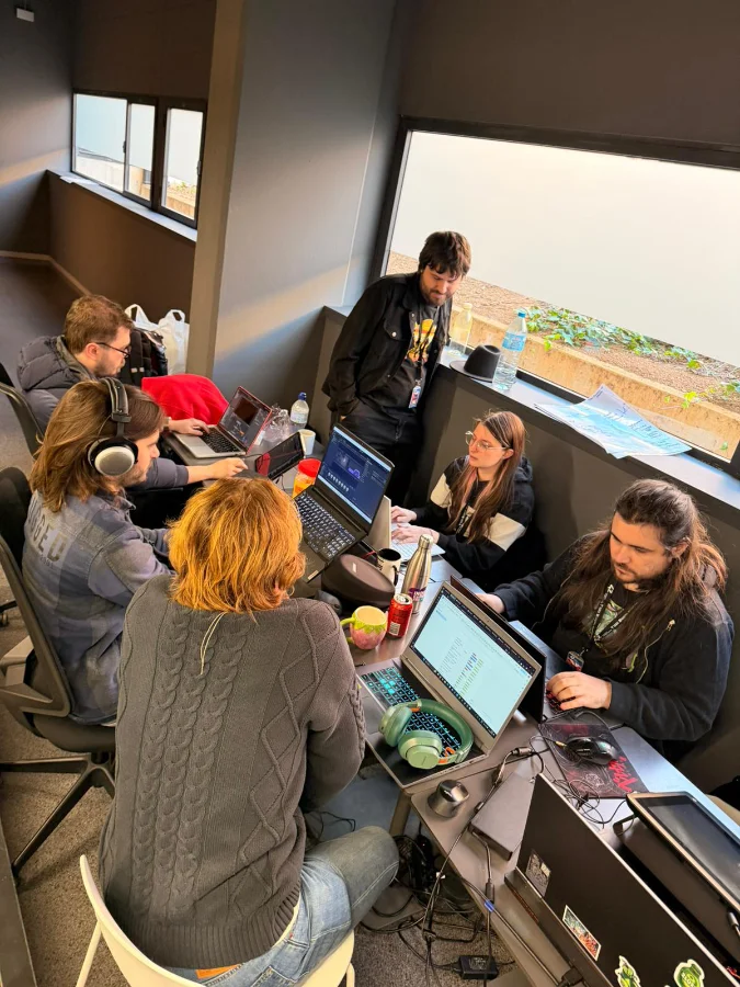 Algunos momentos de la Global Game Jam del 1 de febrero