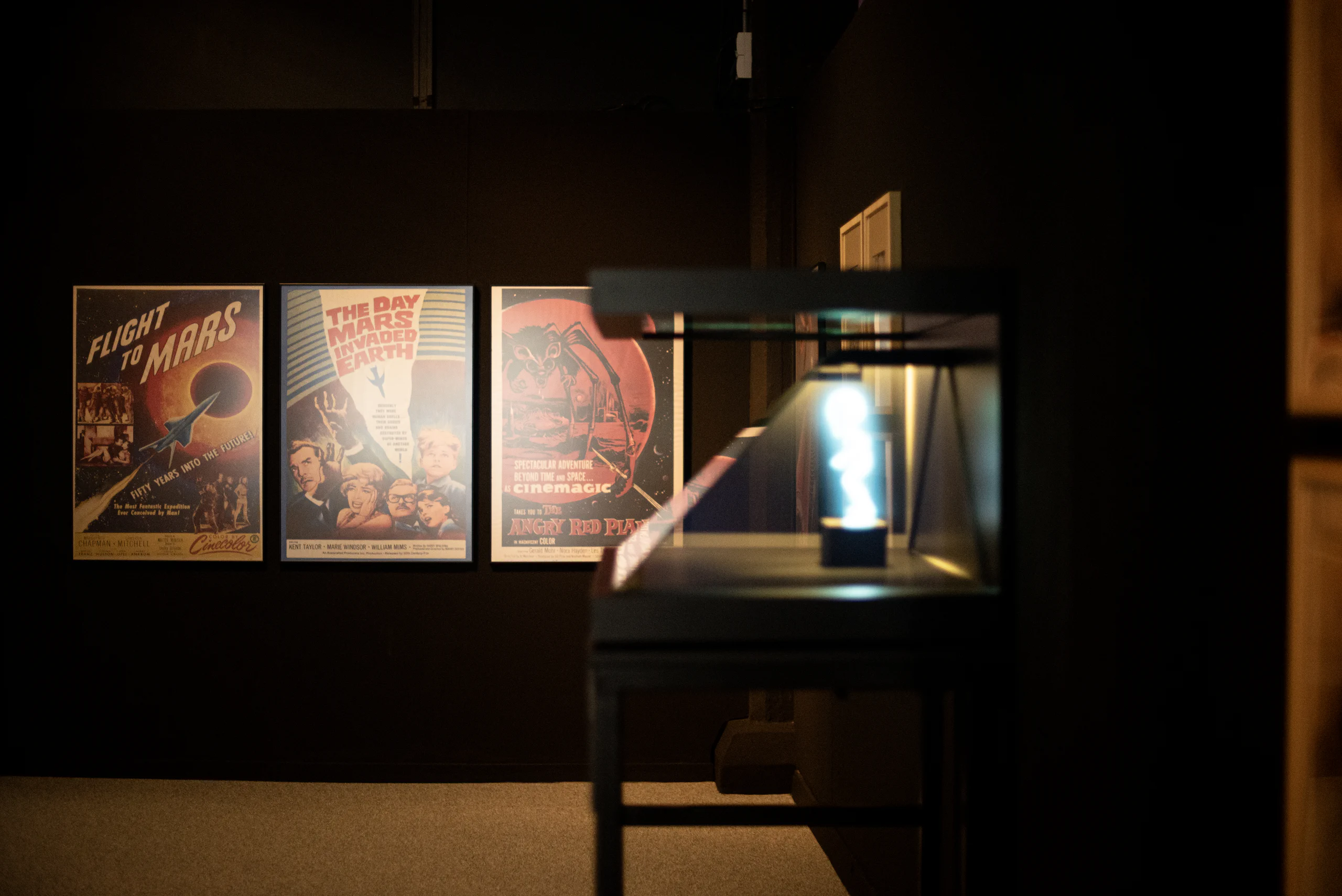 Foto de sala de la exposición ‘Marte. La conquista de un sueño’, que llega en itinerancia a Murcia con un recorrido por la historia y los retos del planeta rojo