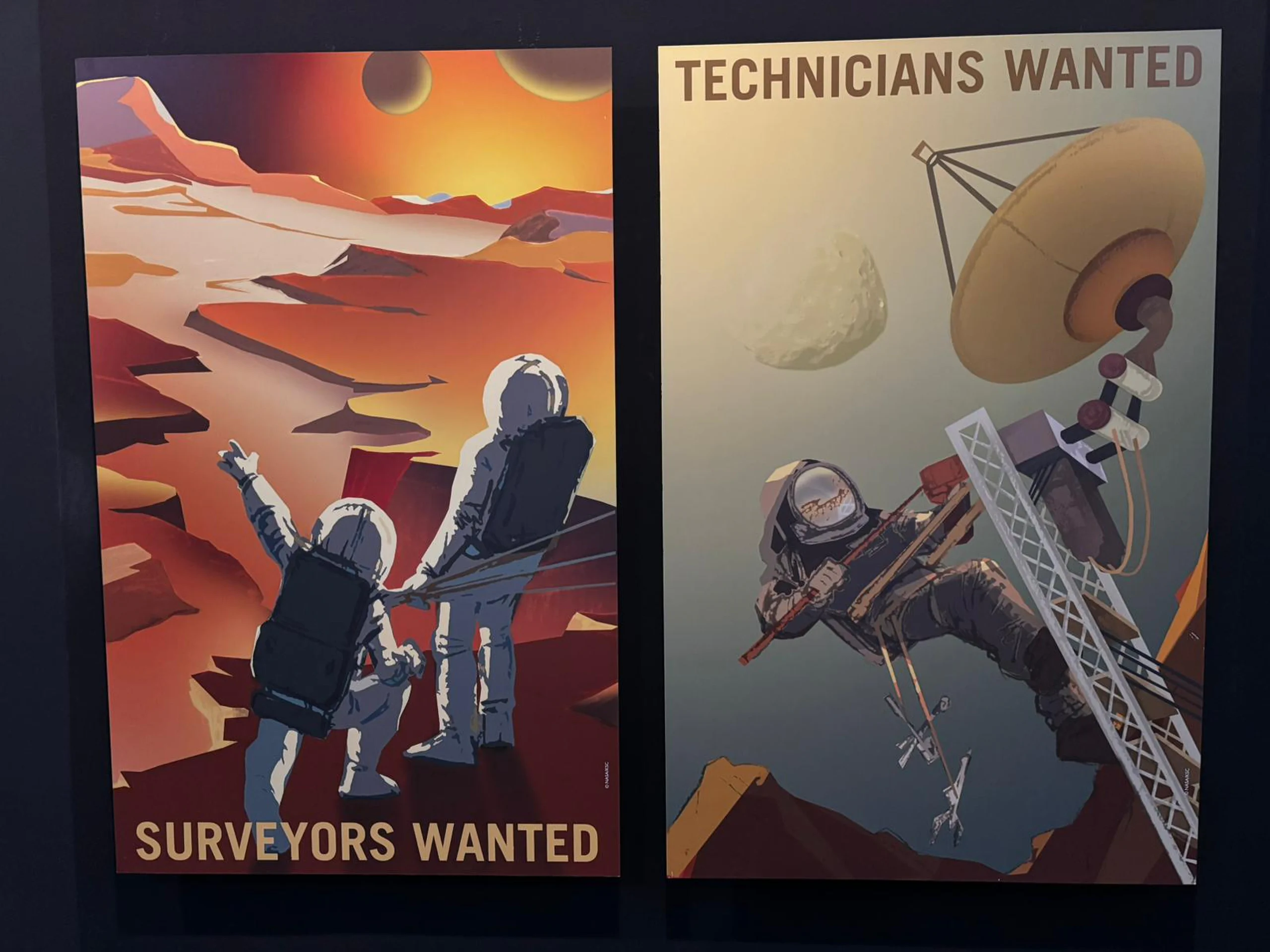 Foto de sala de la exposición ‘Marte. La conquista de un sueño’, que llega en itinerancia a Murcia con un recorrido por la historia y los retos del planeta rojo