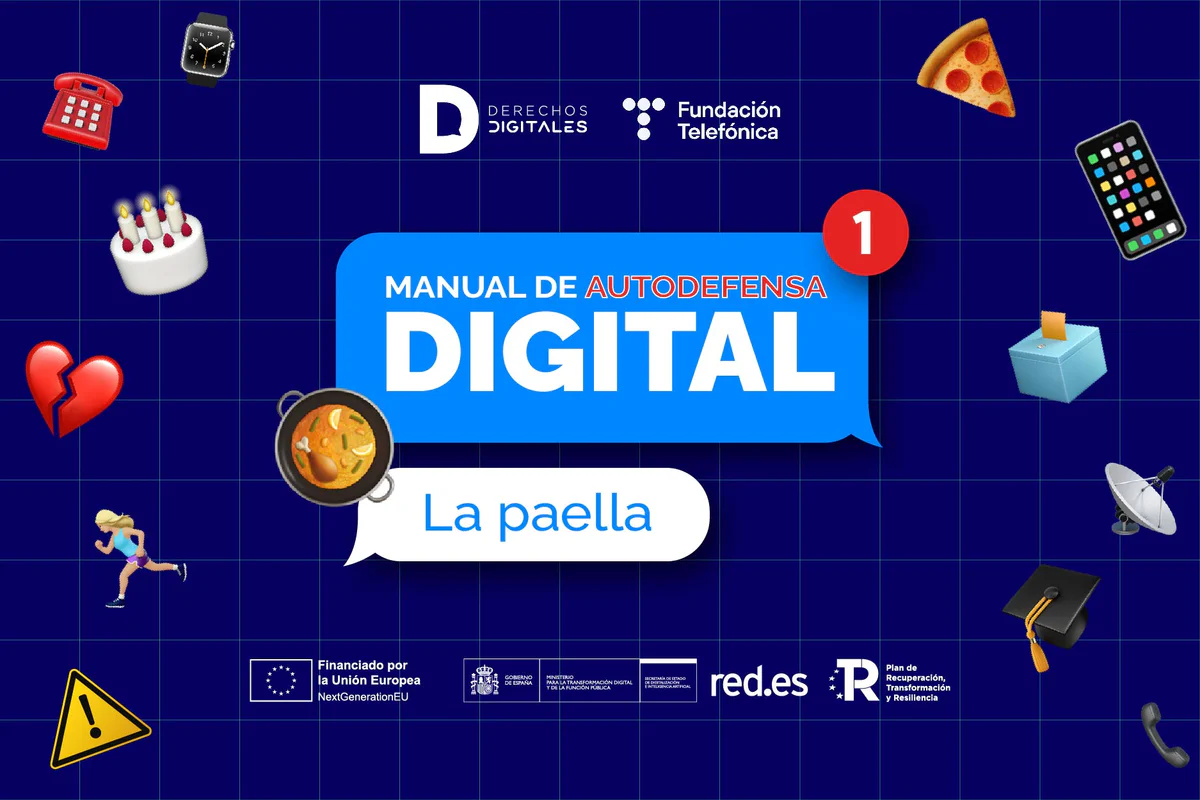 Imagen de portada del capítulo 'La paella', del podcast 'Manual de autodefensa digital'
