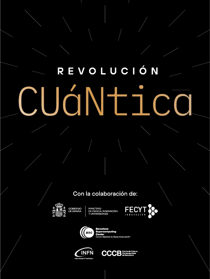 Cartel de la exposición Revolución Cuántica